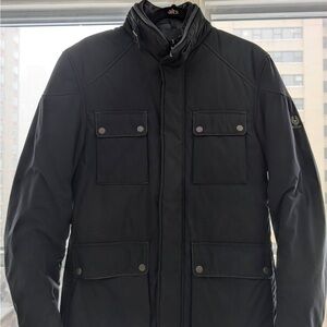 Men’s Belstaff Oban Insulated Jacket w/ Roadmaster Style Pockets (small, navy)